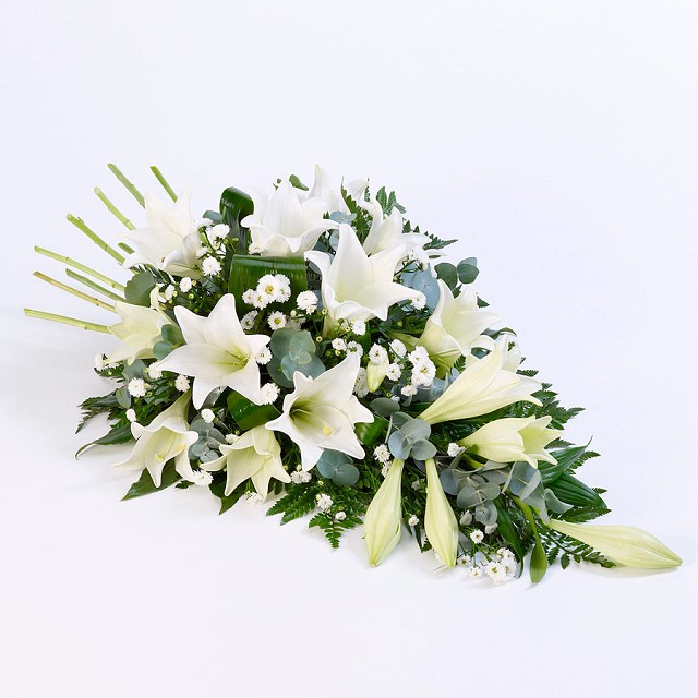 Foto Centro de Liliums Blancos