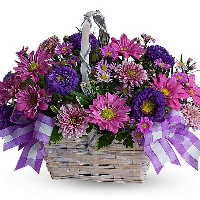 Foto Cesta de flores Sueños de Lavanda