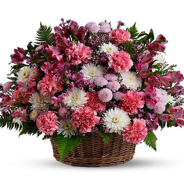 Foto Cesta floral Brotes de Jardín