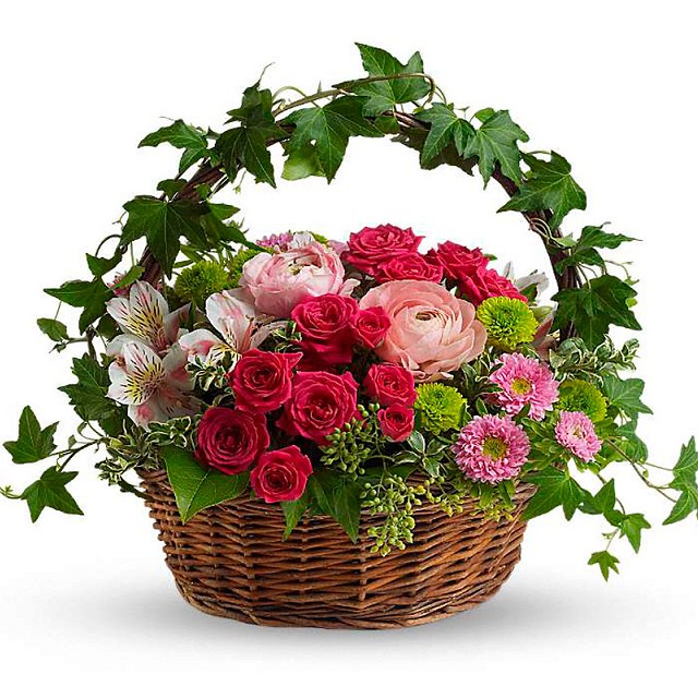 Foto Cesta de flores Cuento de Hadas