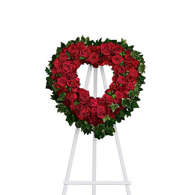 Foto Corona Corazón de Rosas